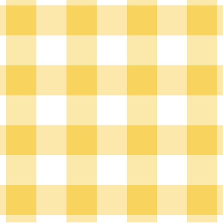 Gingham Yellow Charger - (SQUARE) for wholesale by Altoonastore