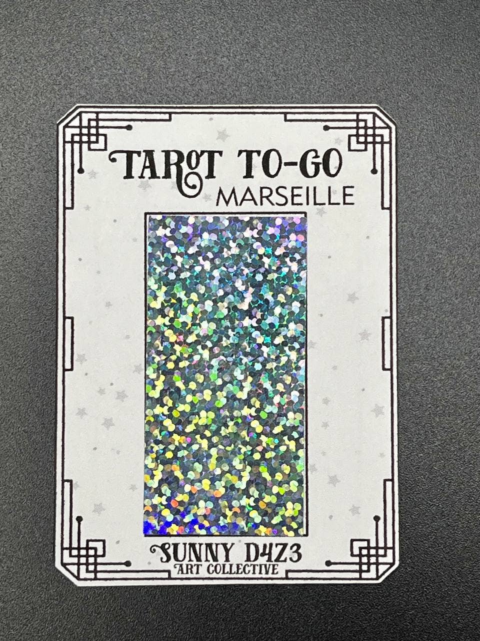 sunny d4z3 art collective - Wholesale Tarot/Oracle Card - scratchers- tarot to go white scratch off - 3 card pack - MARSEILLE7