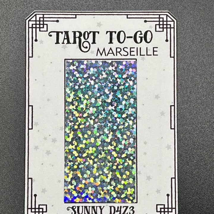 sunny d4z3 art collective - Wholesale Tarot/Oracle Card - scratchers- tarot to go white scratch off - 3 card pack - MARSEILLE7