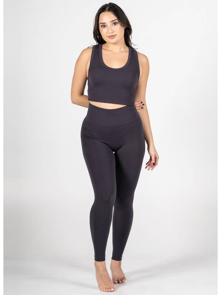 C'est Moi Clothing Co - Wholesale Athletic/Lounge Leggings - Women's - Bamboo High-Waisted Full Length Legging- CEBPY10061