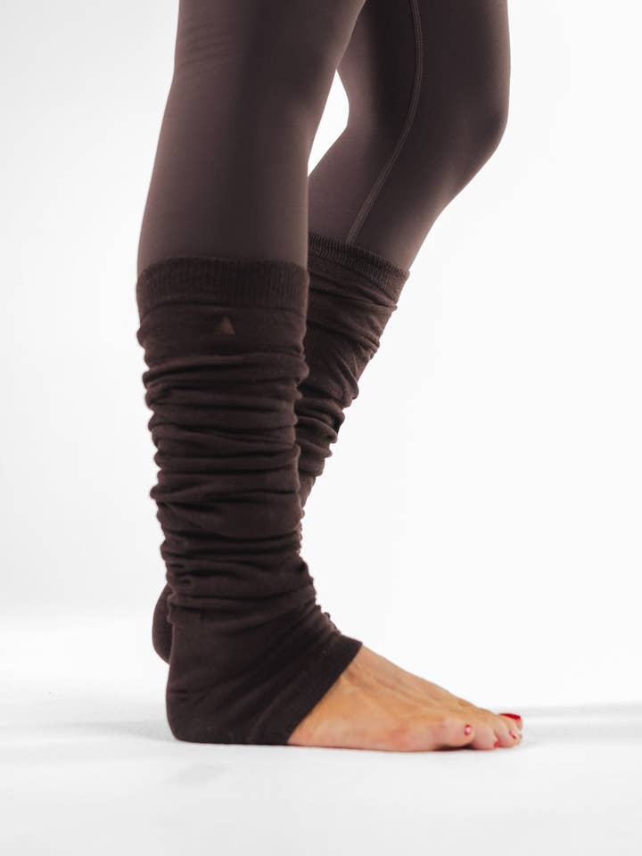 Sporty Leg Warmers - Espresso for wholesale by Vitality