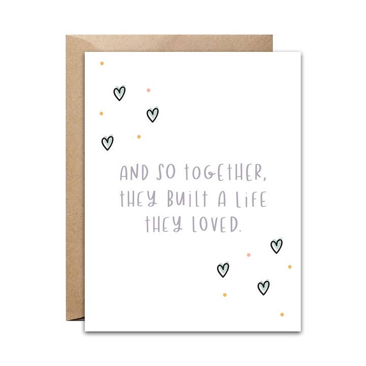 Een levenskaart gemaakt voor wholesale door pixel paper hearts