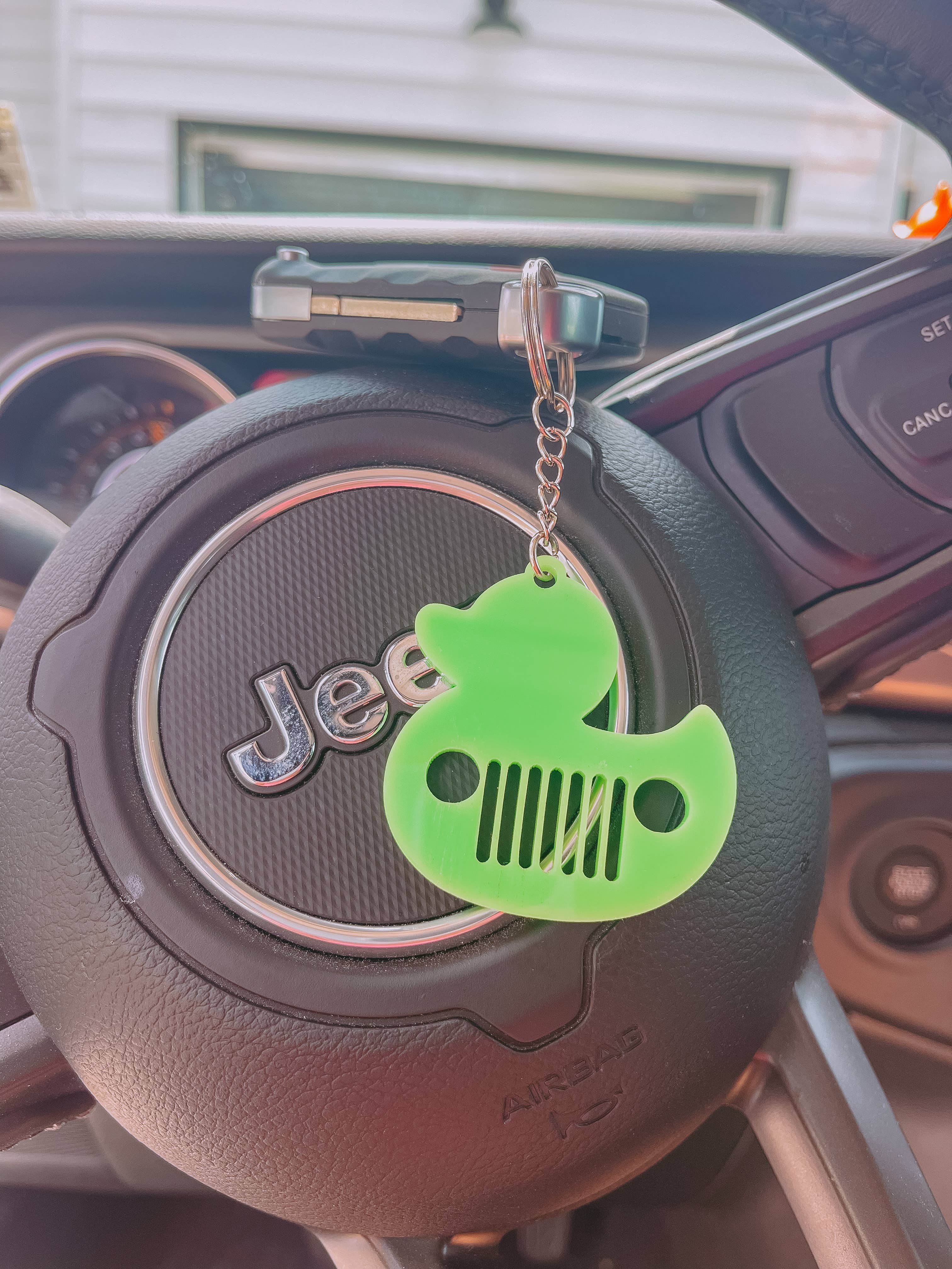 Sugar Koated Designs - Wholesale Keychain - Women's - You've been ducked, Duck Keychain, Wrangler Keychain, 4x46