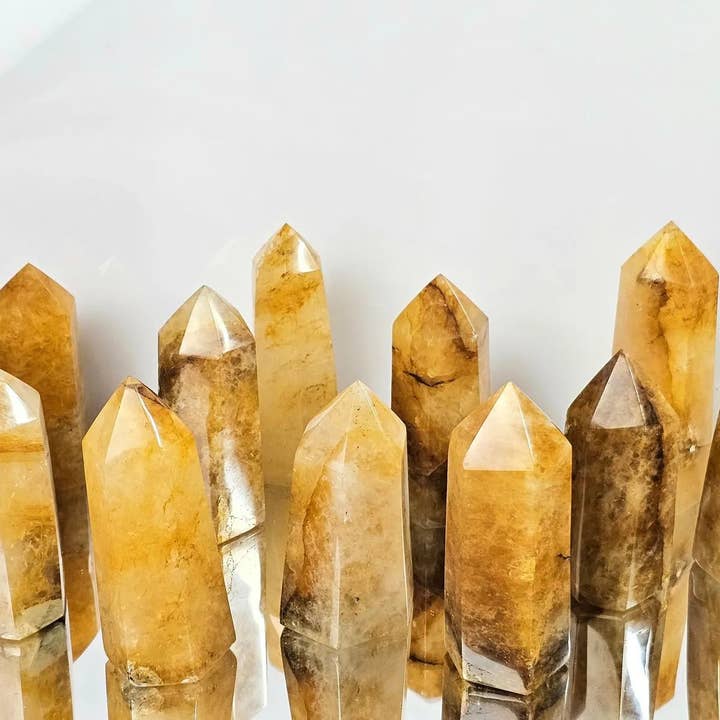 Distinction Crystals - Wholesale Spiritual Stone/Crystal - Golden Healer Quartz Crystal Prism