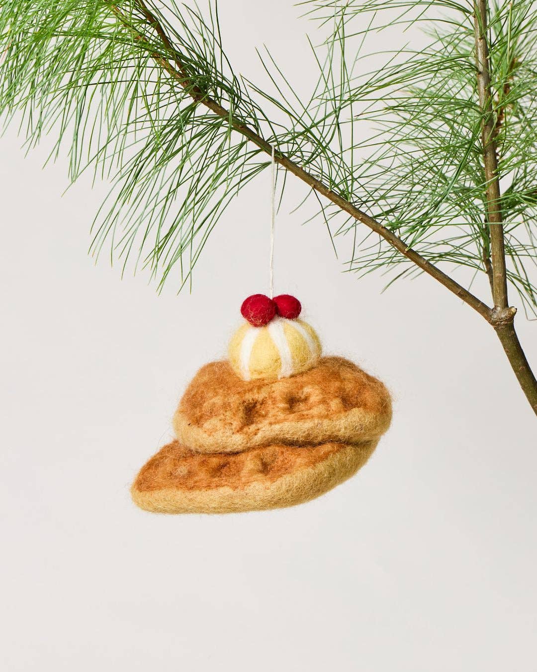 Farmhouse Pottery - Wholesale Ornament - Felted Breakfast Ornament2