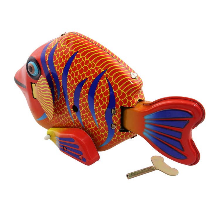 Tribal Trade GmbH - Wholesale Decorative Figurine - Tin Toy Colorful Fish Happy Fish Tin Fish2