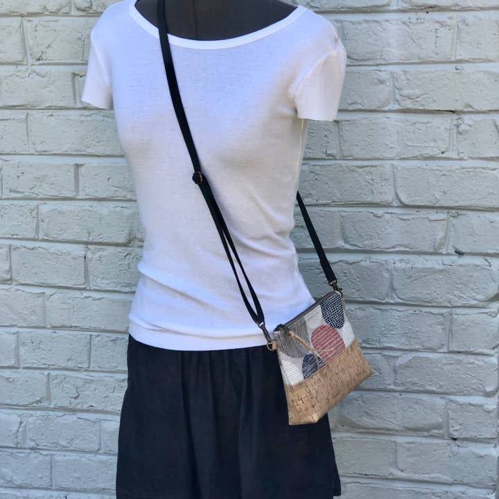 mmb by hand - Wholesale Crossbody Bag - Women's - Organic and Cork Mini Crossbody10