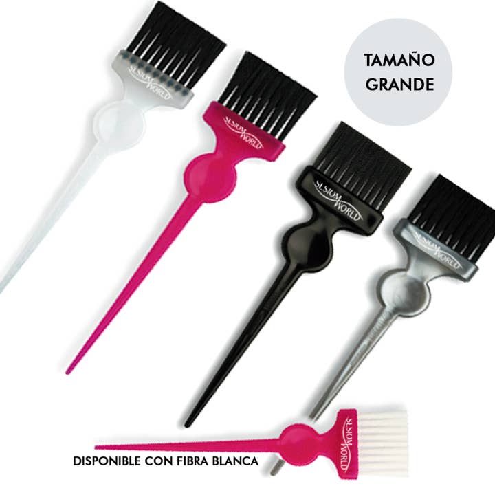 sesioMWorld - M·O·I Professional - Vente Peigne/brosse à cheveux - COLOR STAGE Pinceau teinté professionnel Colores GRANDE