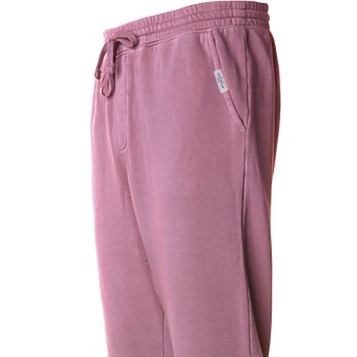 Weathered Everyday Sweats (Cranberry) for wholesale by Beached Goods