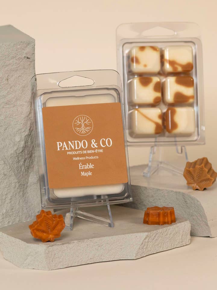 Maple Wax Cube - Natural Escape from Quebec for wholesale by Pando&Co