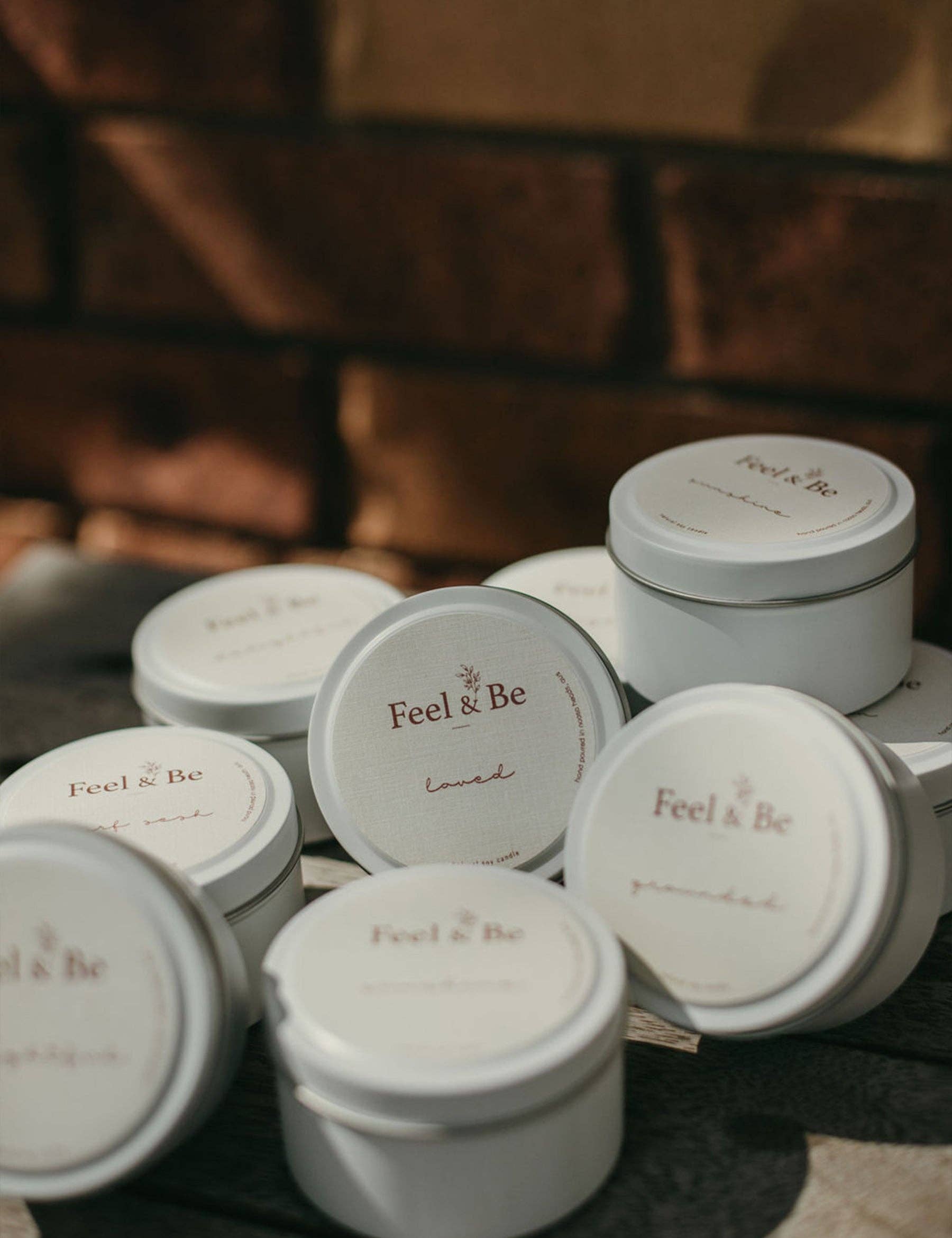 Feel & Be - Wholesale Travel candles - Travel Tin - 11 Collection pack1