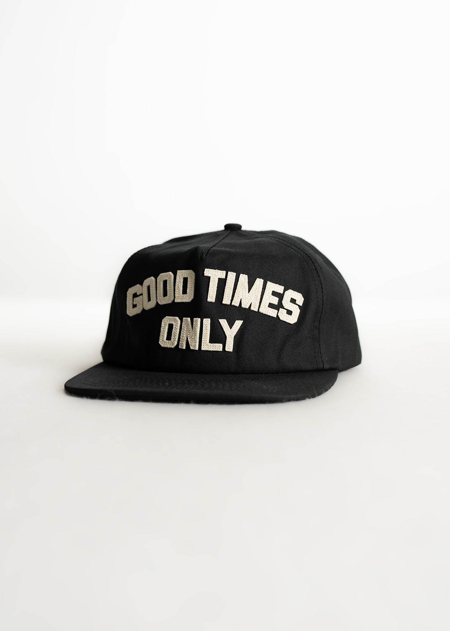 Iron & Resin - Vente Casquette à visière plate – unisexe - Casquette Good Times Only1