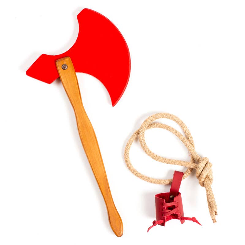 KALID MEDIEVAL - Wholesale Wood Toy - Kids - RED AXE S - ST5151