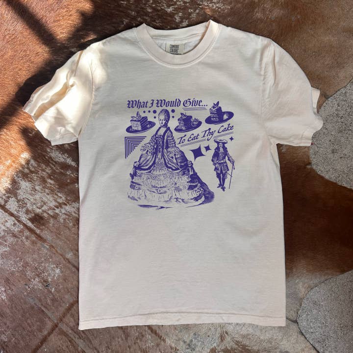 Freddy Tyler Paul - Wholesale Screen Printed T-Shirt - Women's - ‘Let Them Eat Cake' Top