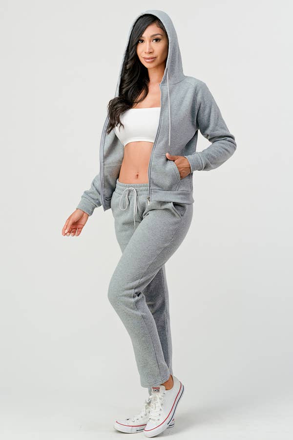 Lime All the Time – Großhandel Loungewear-Set – Damen – 2-teiliges Set mit Kapuzenpulli und Jogginghose mit Reißverschluss16