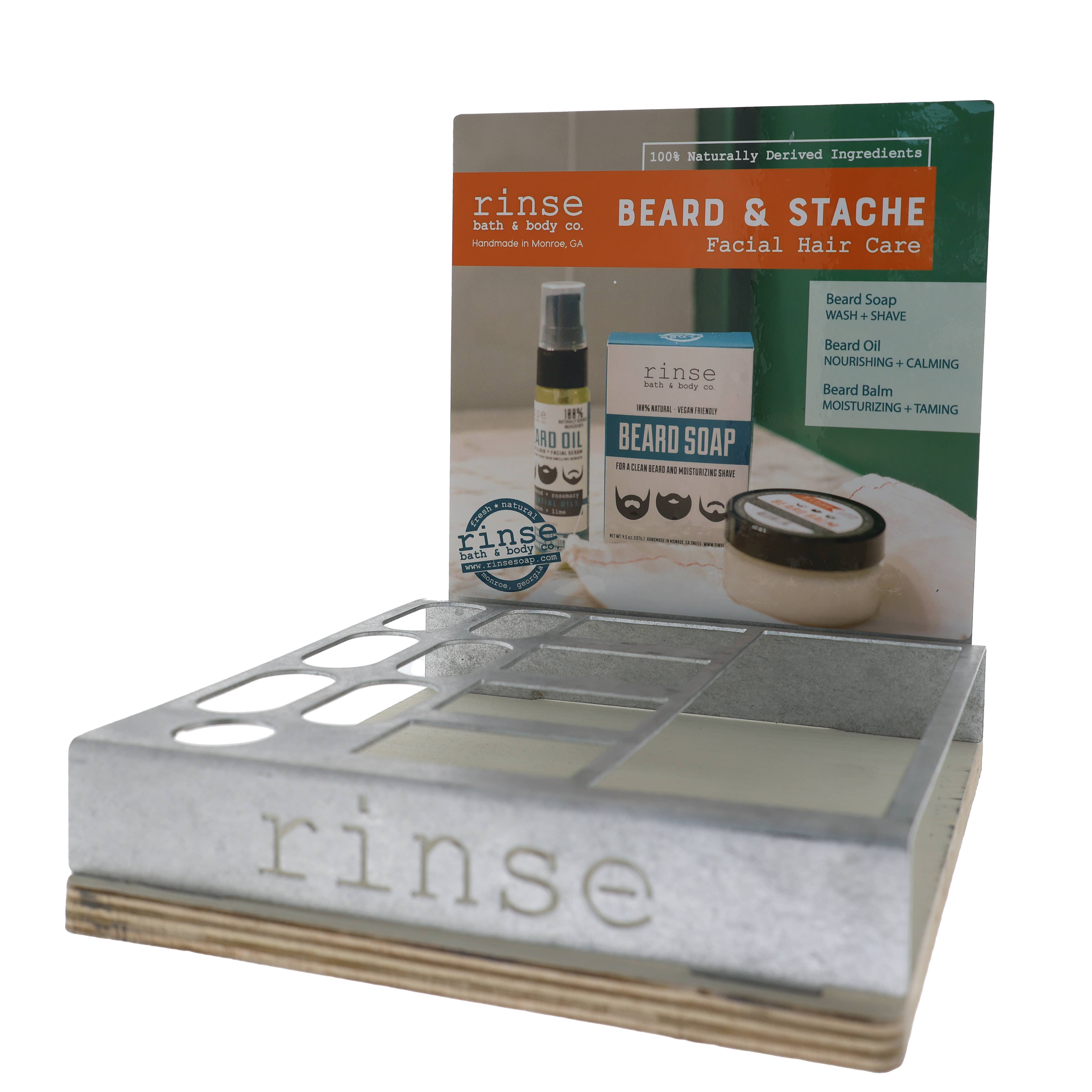 Rinse Bath Body Inc - Venta al por mayor Productos para cuidado de la barba - Expositor de Cuidado de Barba LLENO | Cuidado de la Piel para Hombres4