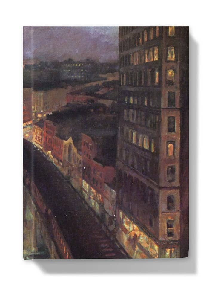 The City from Greenwich Village by John Sloane, 1922 - Hardback Journal for wholesale by Flashback Shop