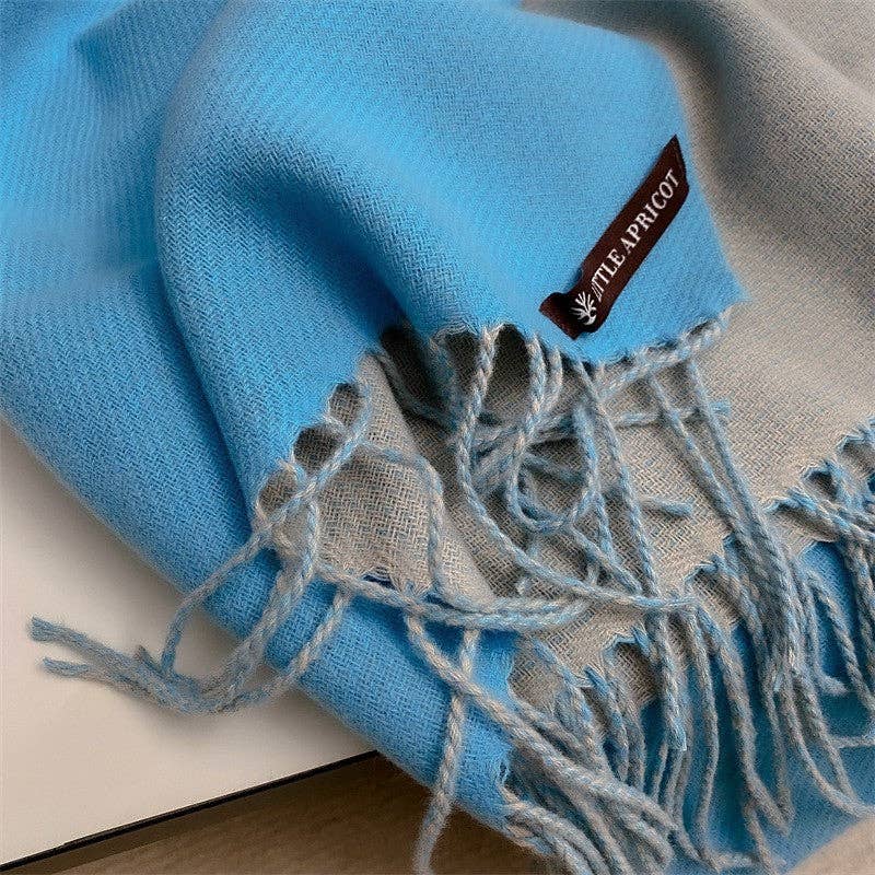 FurDecoration - Wholesale Beanie - Women's - Fringe Scarf Solid Color Simple Versatile5