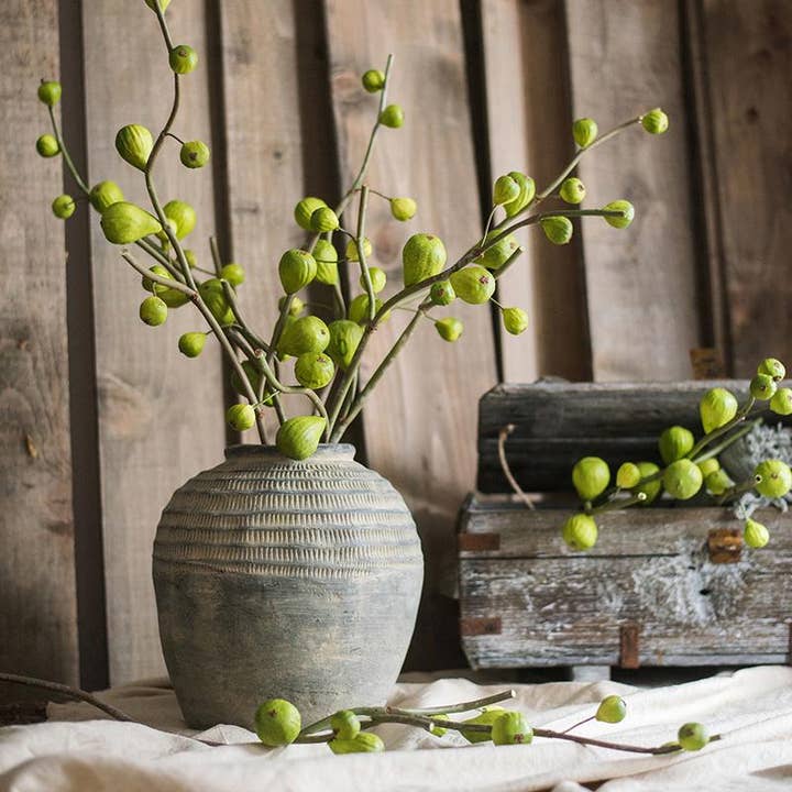 Rustic Reach - Wholesale Artificial Plant - Artificial Fig Fruit Stem 30" Tall1