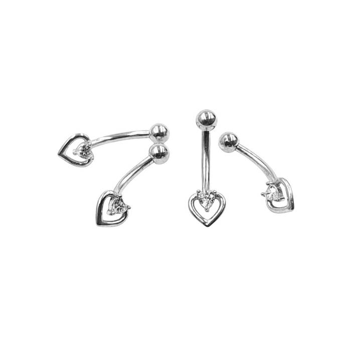 Piercing acero corazón para venta al por mayor de MYLENE ET FELIX