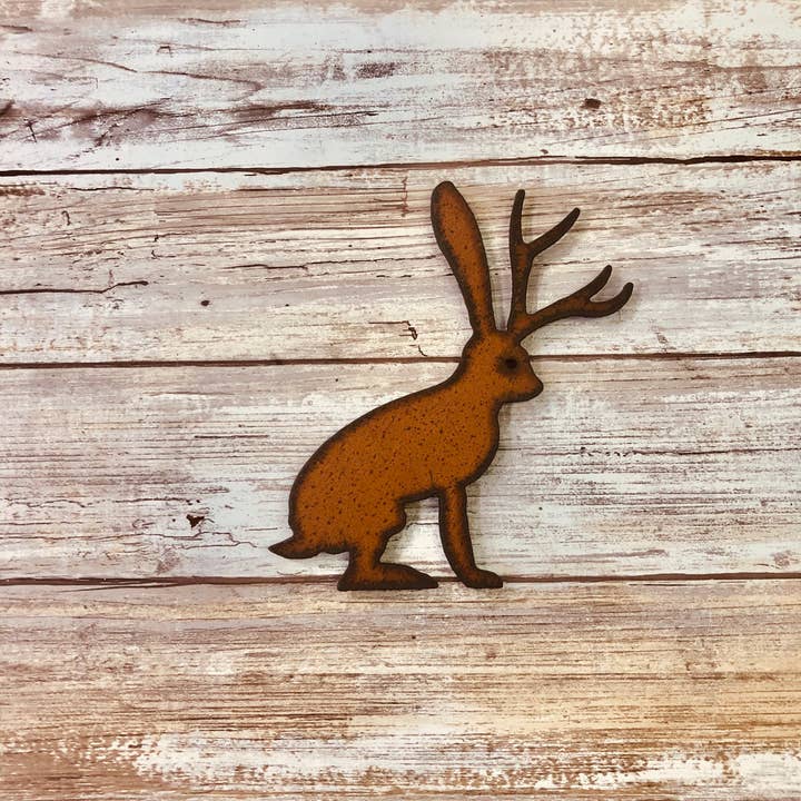 Universal Ironworks USA - Wholesale Magnet - Jackalope Rustic Lodge Magnet1
