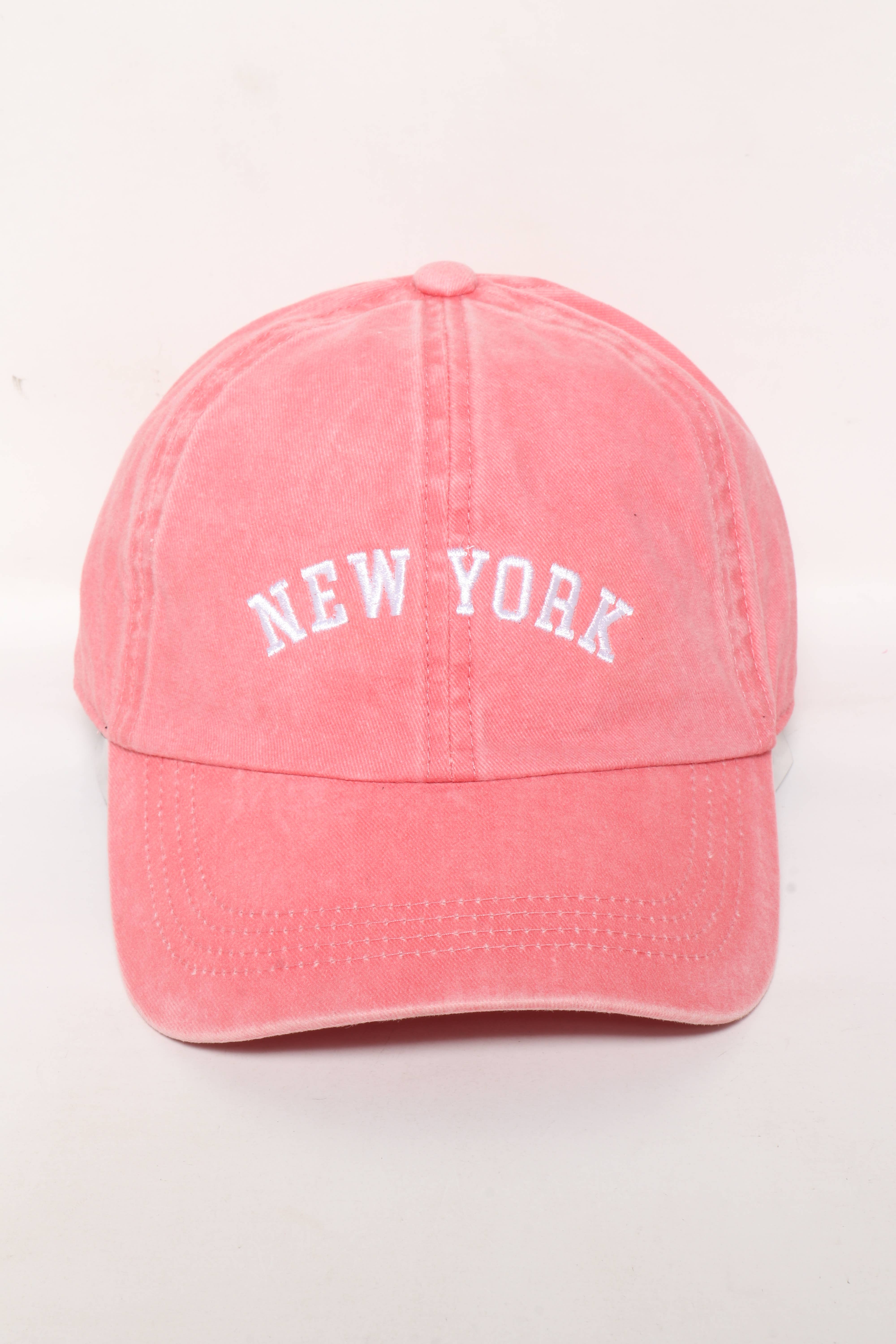 David And Young - Wholesale Baseball Cap - Women's - New York Solid Cotton Hat.7