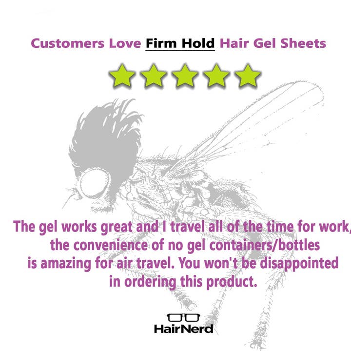 Hairnerd - Wholesale Hair Styling Gel/Mousse - Firm Hold Gel Sheets3