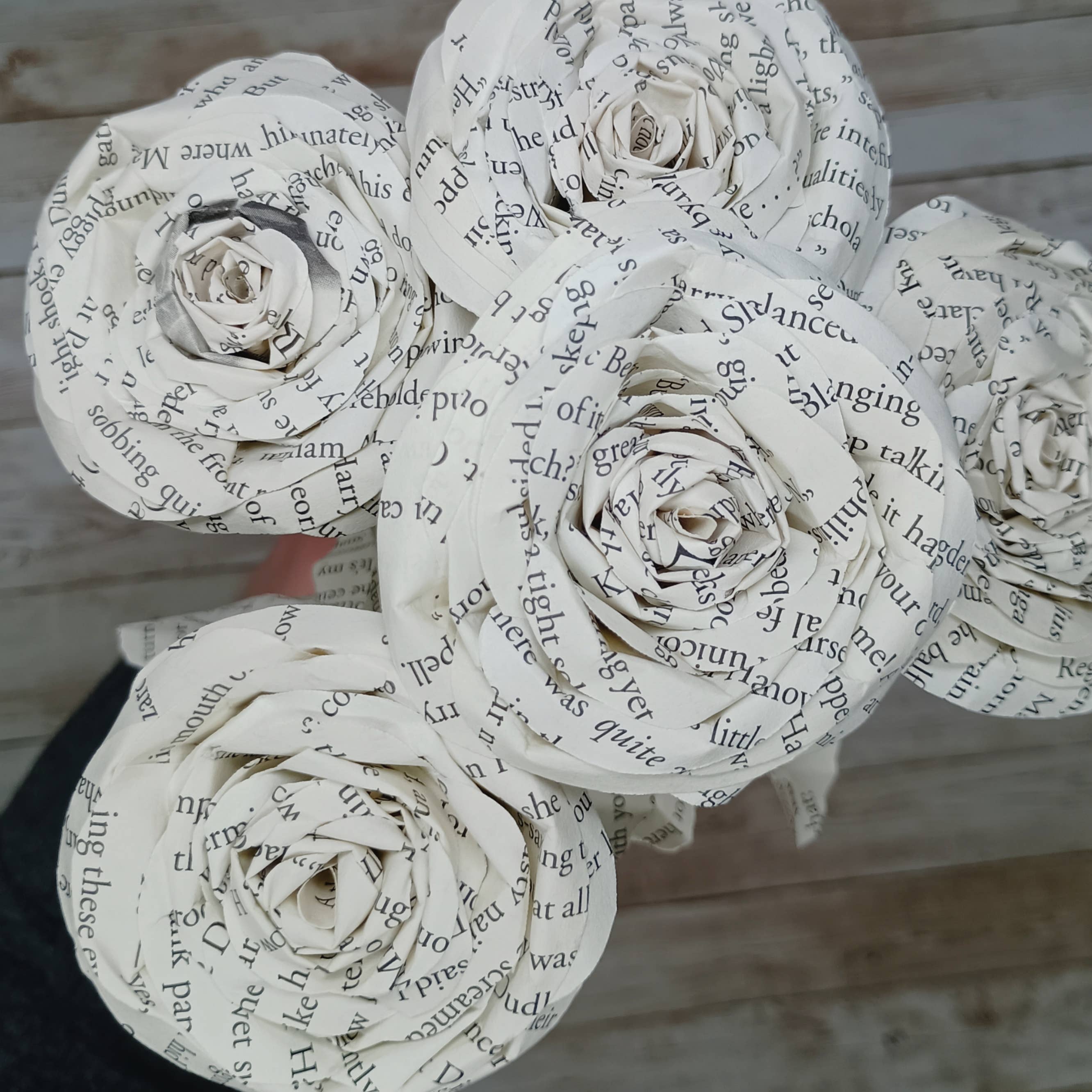 Tall Hill Upcycled - Wholesale Artificial Flowers - Paper Roses17