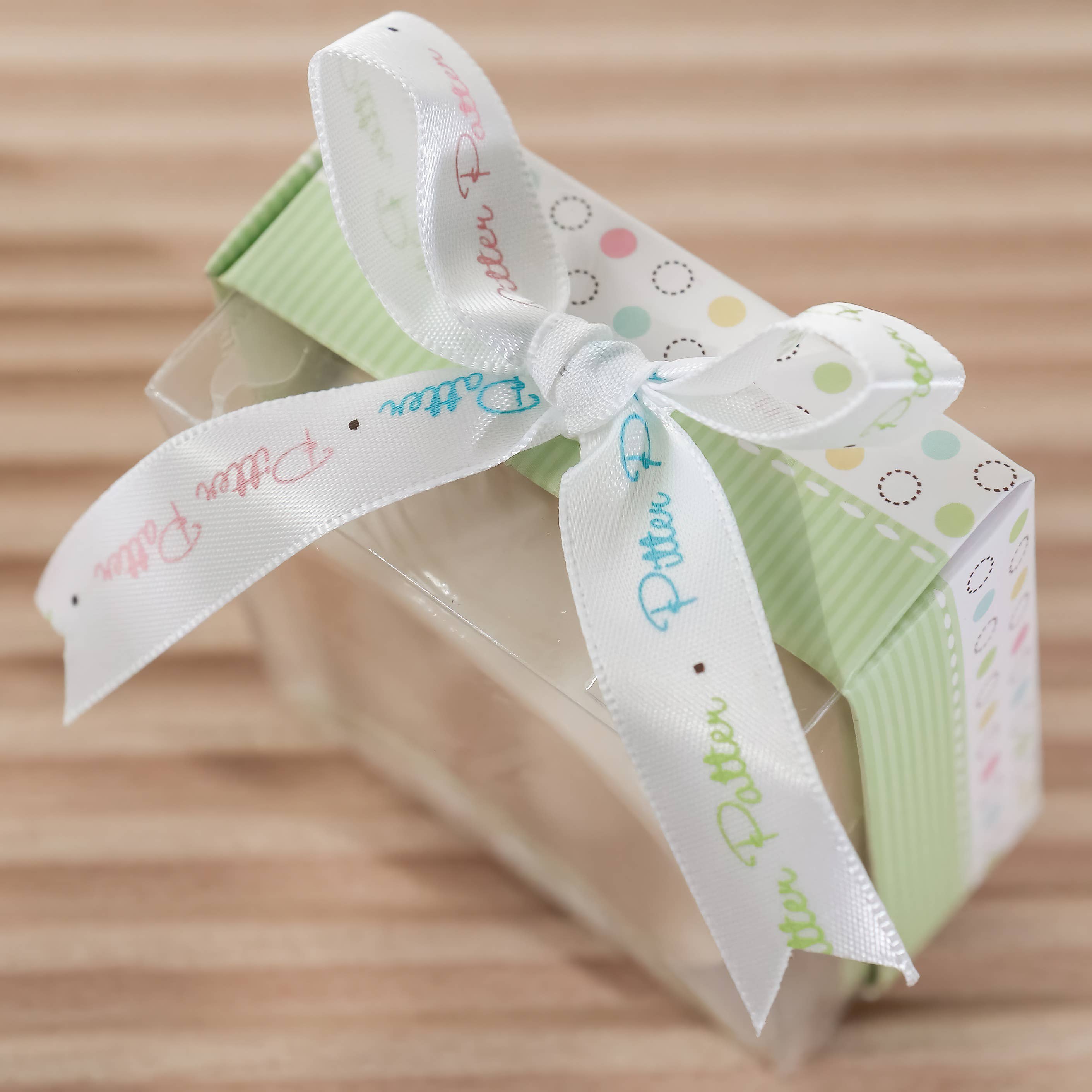 Kate Aspen – wholesale Festgåva – Pitter Patter-tvål med bebisfotspår, Kate Aspen4