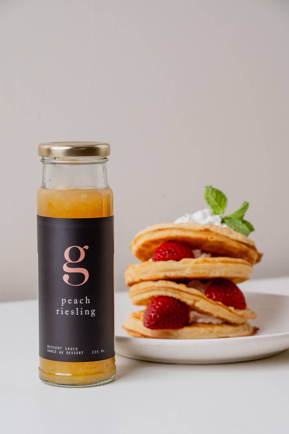 Gourmet Inspirations - Wholesale Sauce - Peach Riesling Dessert Sauce | Pure Peach & Wine Elegance NO TARIFFS3