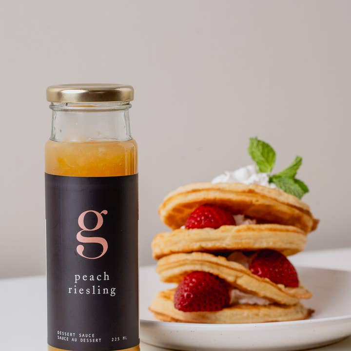 Gourmet Inspirations - Wholesale Sauce - Peach Riesling Dessert Sauce | Pure Peach & Wine Elegance NO TARIFFS3