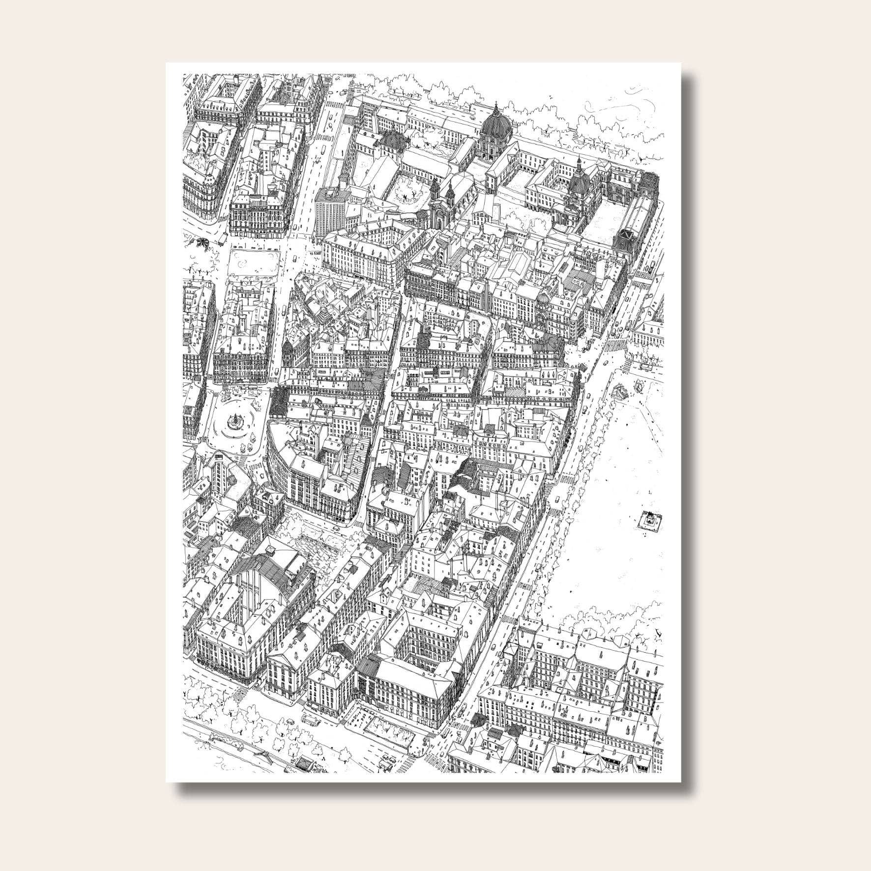 EMILIE ETTORI ILLUSTRATION - Wholesale Art Print - Peninsula6