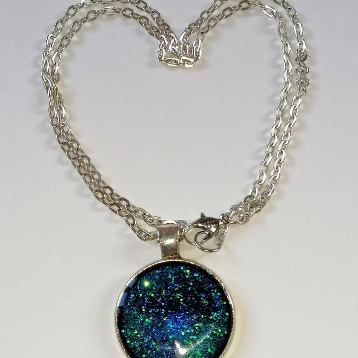 Glittrig blå prydnad för wholesale av Blue Moon Bijoux