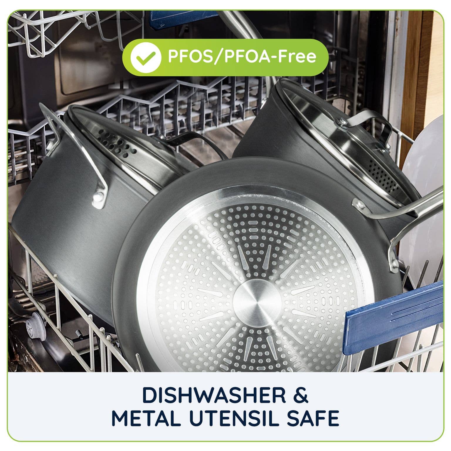 Gotham Steel/Granitestone - Venta al por mayor Sartenes de hierro fundido - Sartén redonda Granitestone Armor Max Collection de 12 pulgadas6