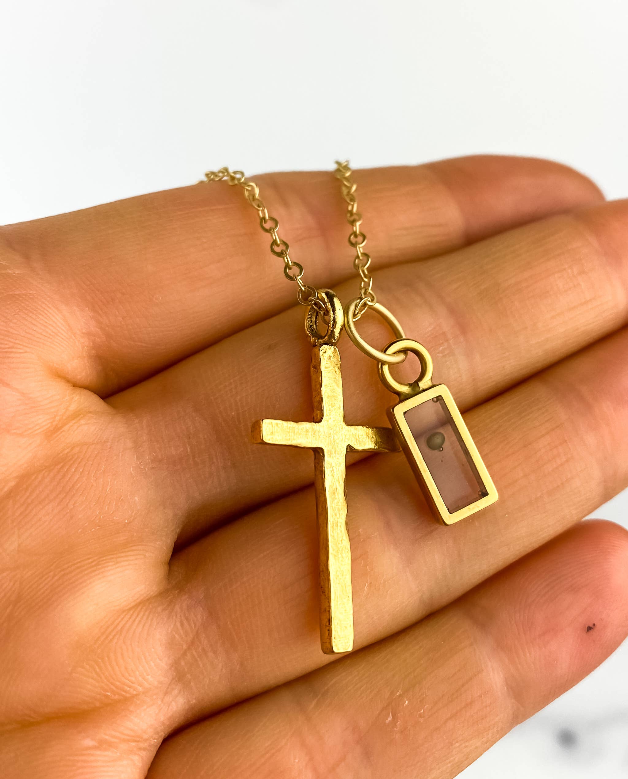 Light Shine - Wholesale Pendant/Charm Necklace - Cross Necklace with Mustard Seed | Faith Christian Necklace6