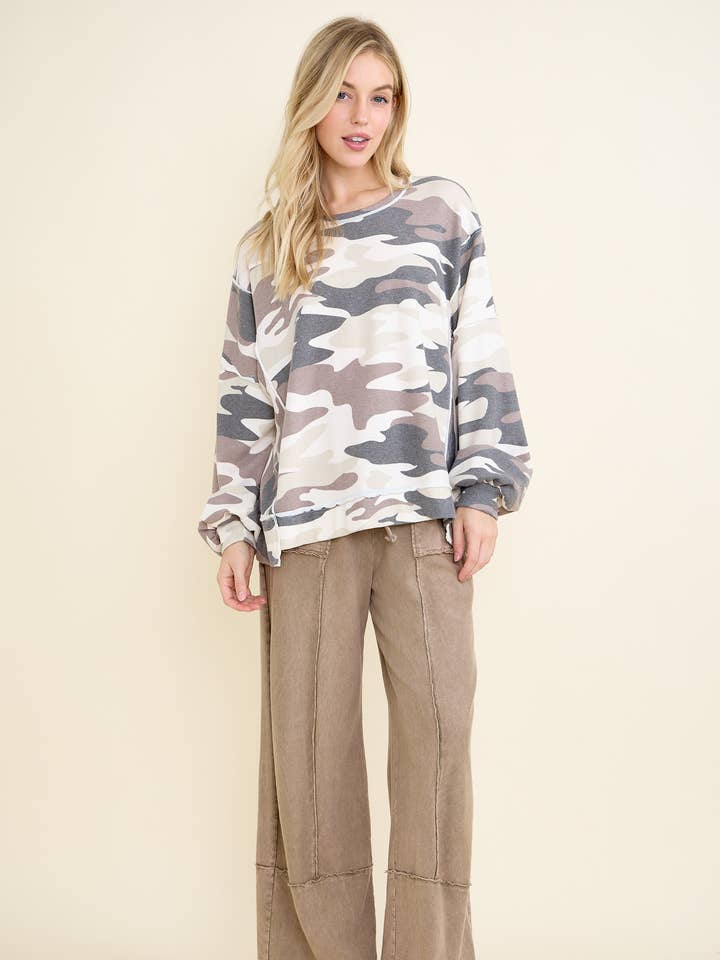 J.Her - Wholesale Pants - Women's - Mineral Washed Everyday Everywhere Terry pants HP68669