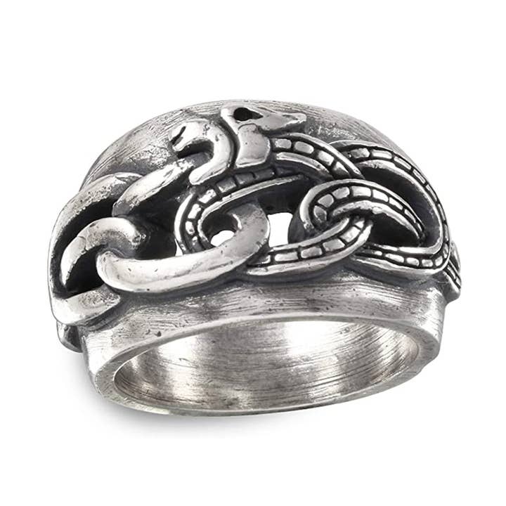 Bague en argent Sterling Dragon celtique pour la vente par agrock-usa.com