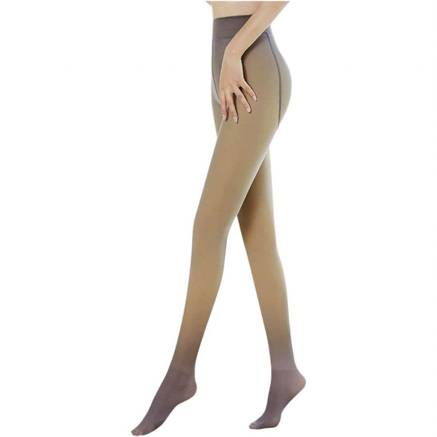 Wholesale WOMEN`S WARM FLEECE LINED TIGHTS OPAQUE THERMAL WINTE