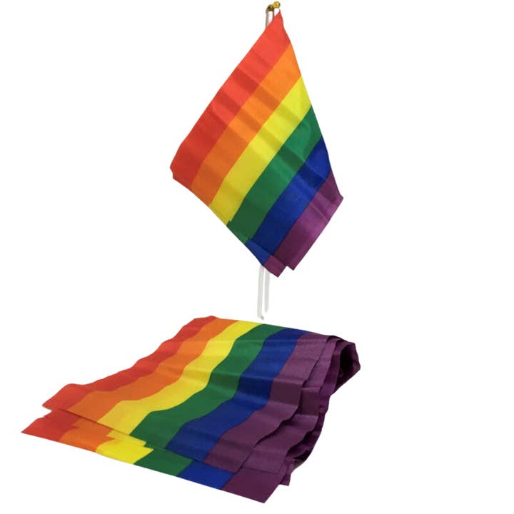PRIDE - BANDERÍN PEQUEÑO BANDERA LGBT para venta al por mayor de Lingerie Harness Boutique di DeGioannis Samuele