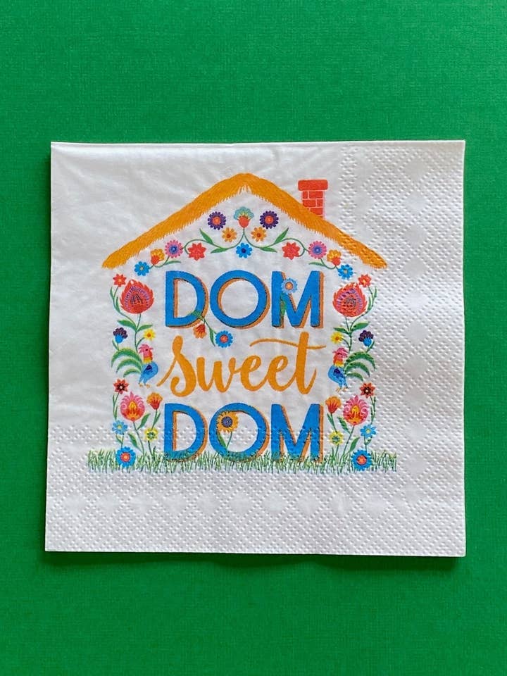 Serviettes Dom Sweet Dom/10 paquets pour la vente par Siemka Creations