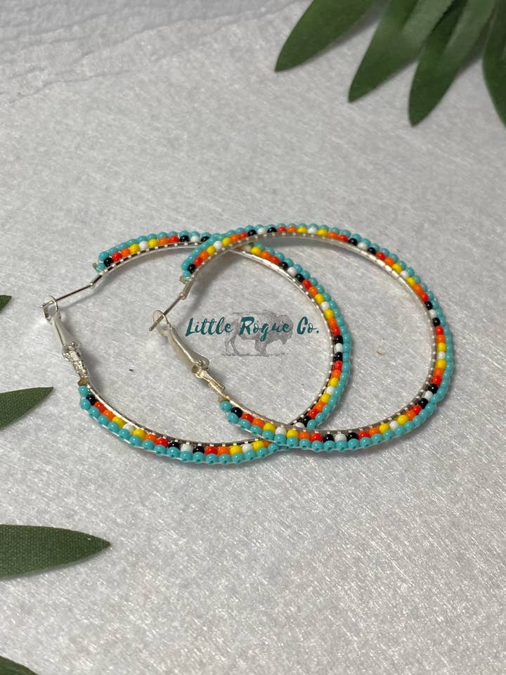 Double Layer Statement Hoops for wholesale by Little Rogue Co