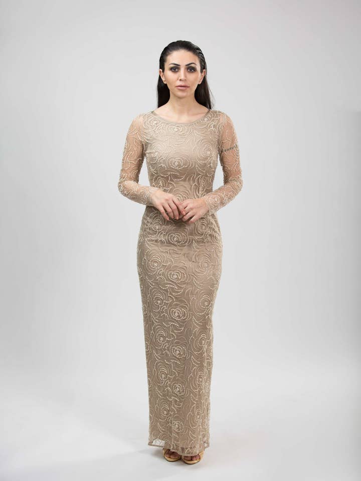 LACE EVENING DRESS for wholesale by Gela Wesh