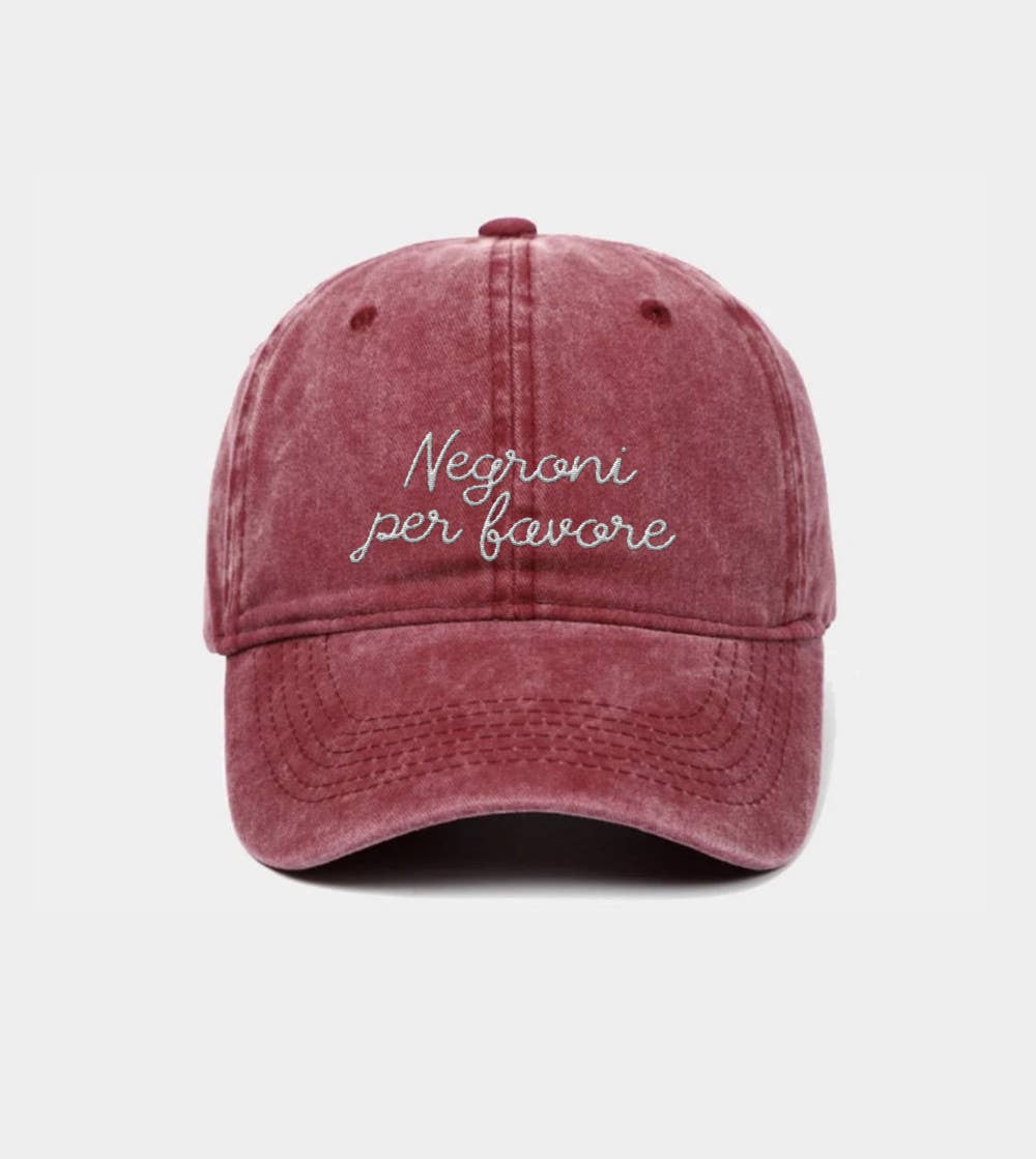 Juste un t-shirt - Wholesale Baseball Cap - Unisex - Embroidered Cap - Negroni per Favore4