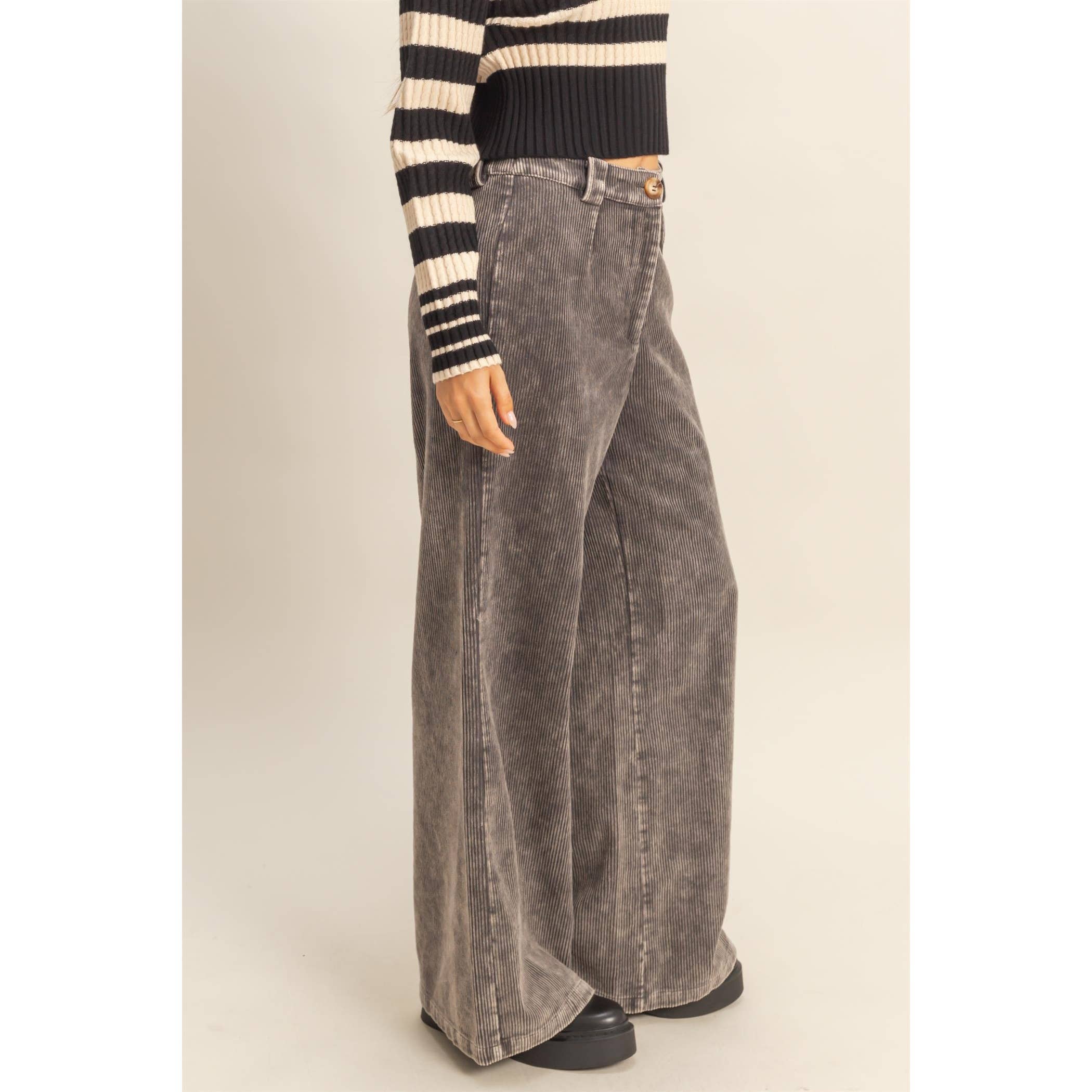 HYFVE - Wholesale Pants - Women's - Snow Garment Washed Corduroy Trousers4