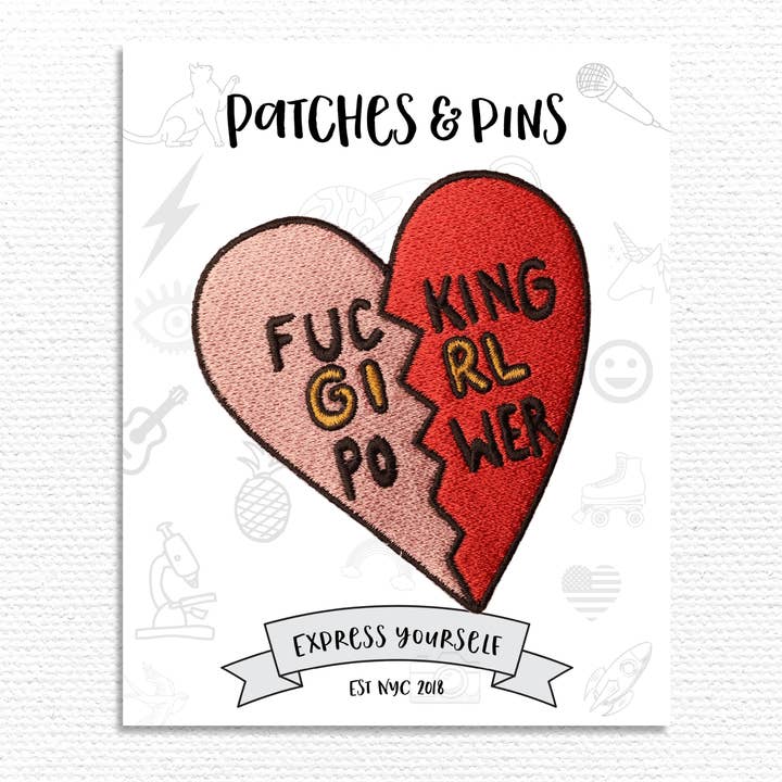 Patch Power pour fille pour la vente par Patches and Pins