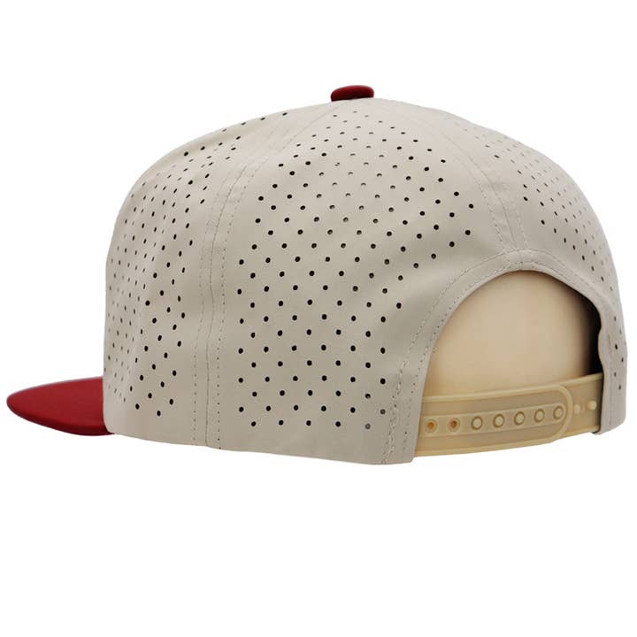 Cap Zone - Wholesale Trucker Hat - Unisex - Two Tone 7 Panel Digital Punch Perforated Snapback1
