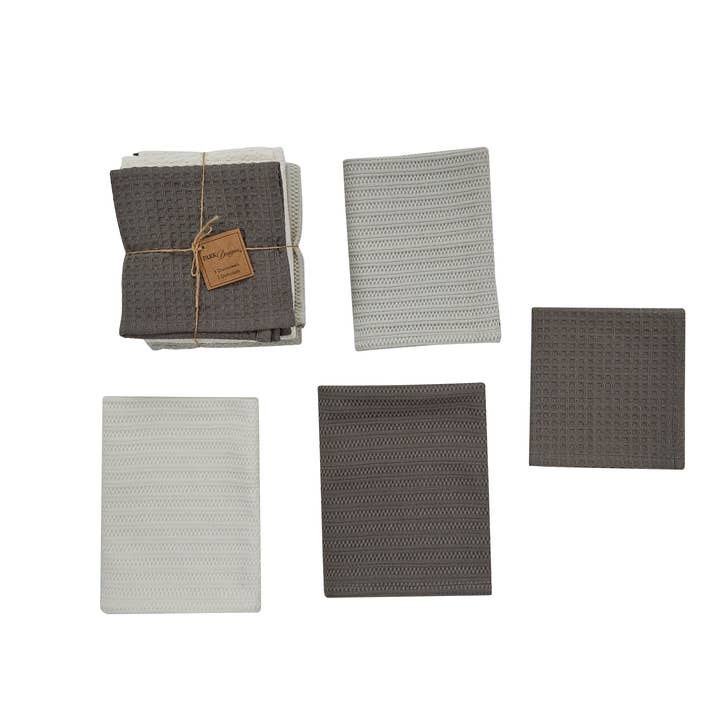 Collin 3 theedoek & 1 vaatdoekenset - Solids voor wholesale door Park Designs