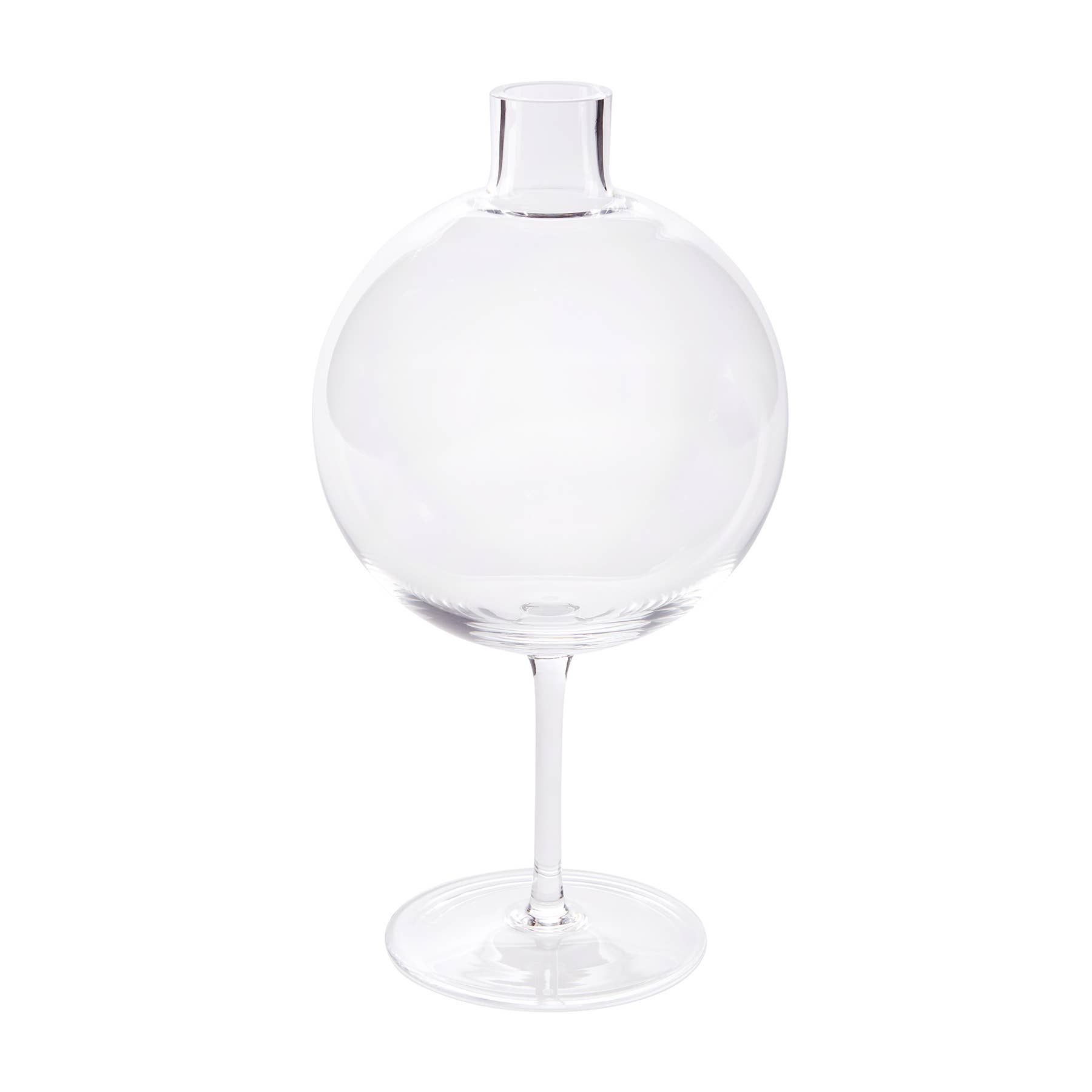 etúHOME - Vente Vases - Grand vase à fleurs en forme de verre à vin transparent8