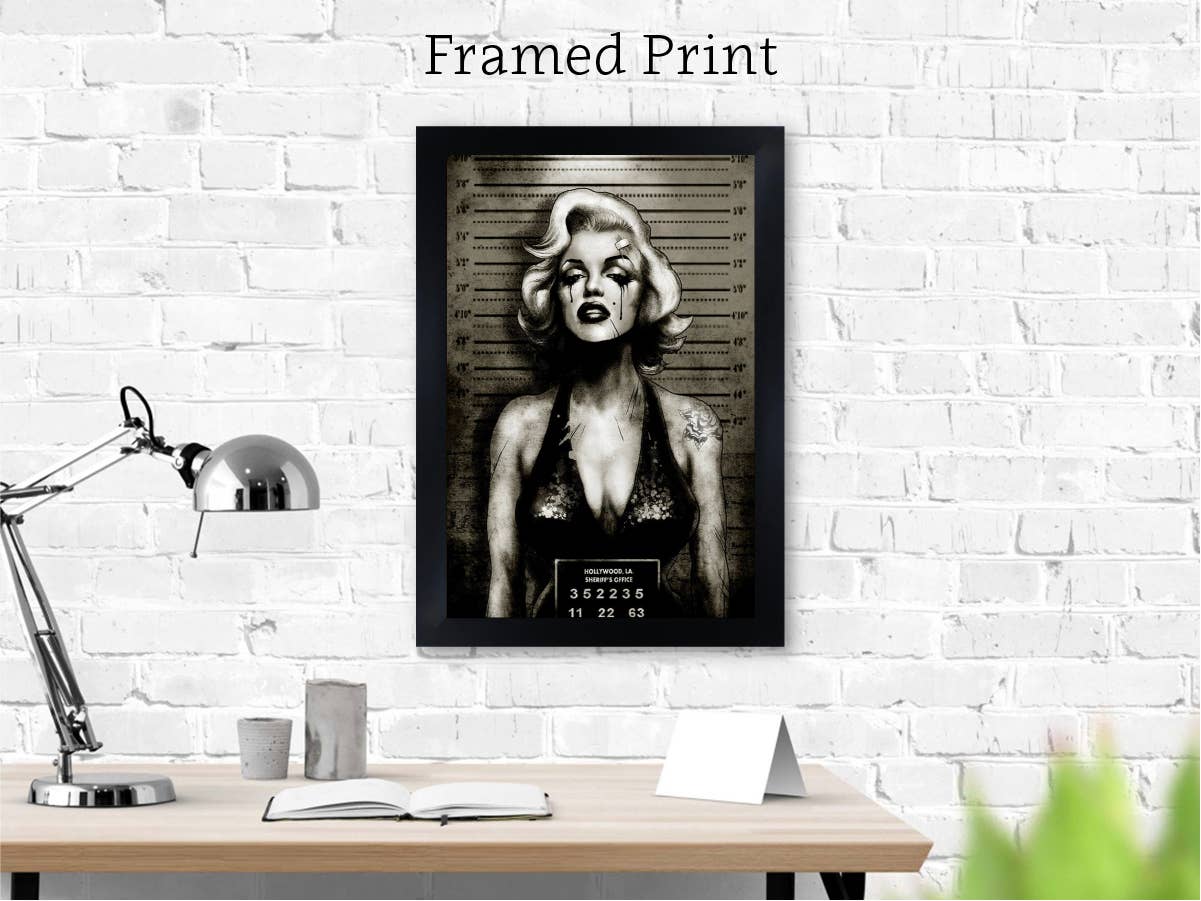 Black Market Art – Großhandel Kunstdruck – Monroe Mugshot - Kunstdruck6