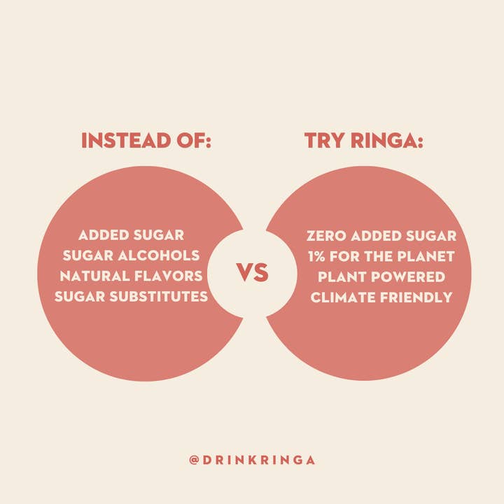 RINGA - Wholesale Soda/Carbonated Drink - RINGA CUCUMBER+MINT MORINGA & APPLE CIDER VINEGAR INFUSION1